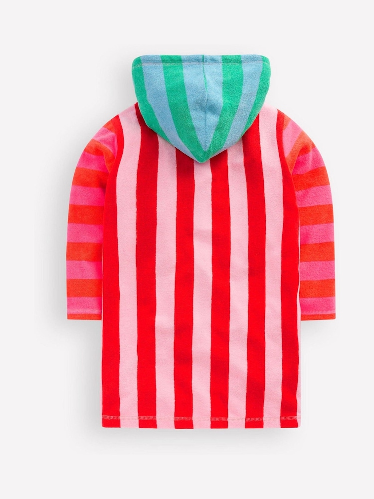 Boden Red Romie Towelling Zip Throw-on - Image 2 of 3