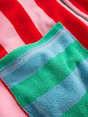 Boden Red Romie Towelling Zip Throw-on - Image 3 of 3