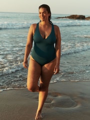 Boden Green Strap Detail Swimsuit - Image 1 of 7