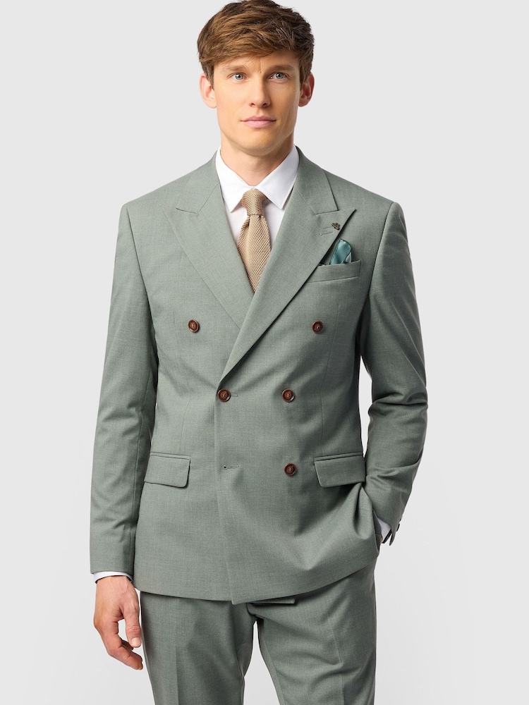 Antique Rogue Green Plain DB Jacket - Image 1 of 3 Antique Rogue Green Plain DB Jacket - Image 1 of 3