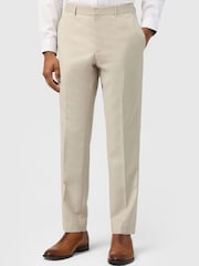 Ted Baker Tailoring Natural Sharkskin Trousers - Image 1 of 3