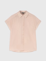 Whistles Pink Nicola Textured Shirt - Image 5 of 5