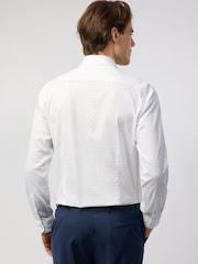 Ted Baker Tailoring White Geometric Dot Shirt - Image 2 of 4