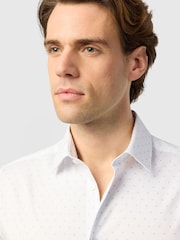 Ted Baker Tailoring White Geometric Dot Shirt - Image 3 of 4