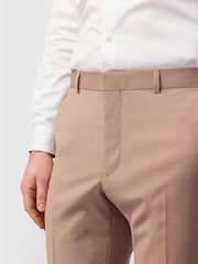 Ted Baker Tailoring Pink Panama Trousers - Image 3 of 3