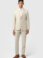 Ted Baker Tailoring Natural Sharkskin Jacket - Image 3 of 4
