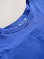Cobalt Blue Long Sleeve Crew Neck T-Shirt - Image 4 of 5