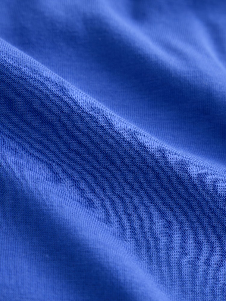 Cobalt Blue Long Sleeve Crew Neck T-Shirt - Image 5 of 5 Cobalt Blue Long Sleeve Crew Neck T-Shirt - Image 5 of 5