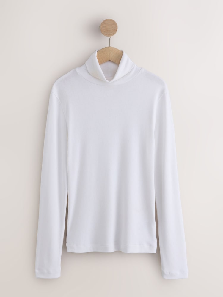 Monochrome Roll Neck Long Sleeve Tops 2 Pack - Image 2 of 5