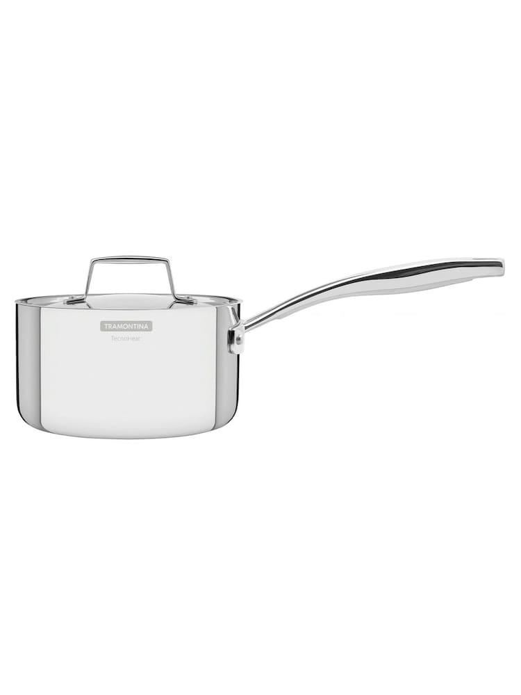 Tramontina Silver Grano 3-Ply Stainless Steel Saucepan 18cm - Image 2 of 6 Tramontina Silver Grano 3-Ply Stainless Steel Saucepan 18cm - Image 2 of 6