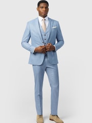 Antique Rogue Blue Texture Jacket - Image 2 of 5