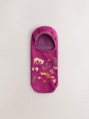 Autumn Animals Invisible Trainers Socks 5 Pack - Image 2 of 8