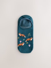 Autumn Animals Invisible Trainers Socks 5 Pack - Image 3 of 8