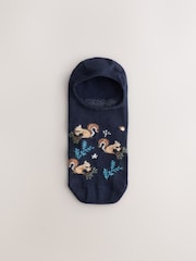 Autumn Animals Invisible Trainers Socks 5 Pack - Image 4 of 8