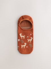 Autumn Animals Invisible Trainers Socks 5 Pack - Image 5 of 8
