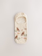 Autumn Animals Invisible Trainers Socks 5 Pack - Image 6 of 8