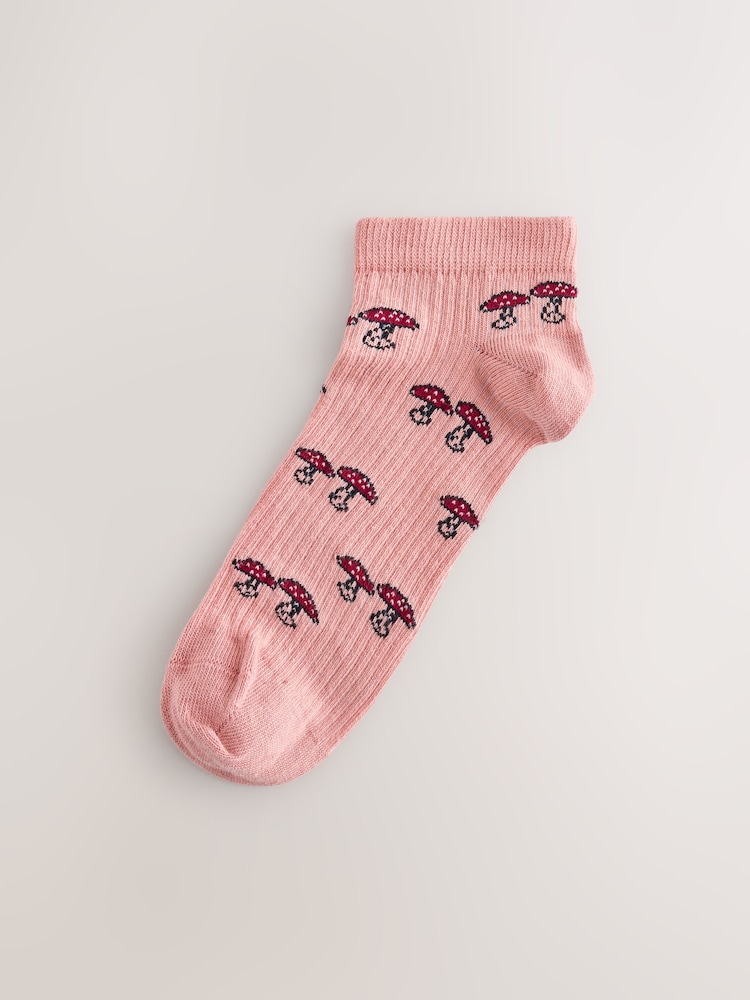 Autumn Conversational - Gerippte Turnschuhsocken, 5er-Pack - Bild 2 von 8 Autumn Conversational - Gerippte Turnschuhsocken, 5er-Pack - Bild 2 von 8