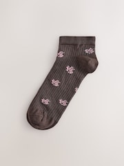 Autumn Conversational - Gerippte Turnschuhsocken, 5er-Pack - Bild 5 von 8