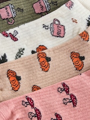 Autumn Conversational - Gerippte Turnschuhsocken, 5er-Pack - Bild 7 von 8