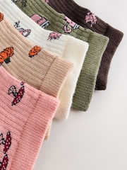Autumn Conversational - Gerippte Turnschuhsocken, 5er-Pack - Bild 8 von 8