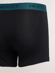 Black Contrast Binding 5 Pack A-Front Cotton Rich Boxers - Image 10 of 10