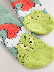 綠色 - The Grinch Christmas Licensed Cosy Ankle Socks 1 Pack - 圖片 4，共 5