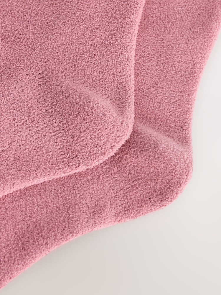 Rose Pink Thermal Fleece Ankle Socks 2 Pack - Image 5 of 5