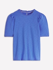 Boden Blue Ali Scallop T-Shirt - Image 6 of 6