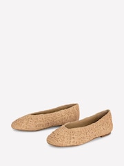 Boden Natural High Cut Ballet Flats - Image 4 of 6