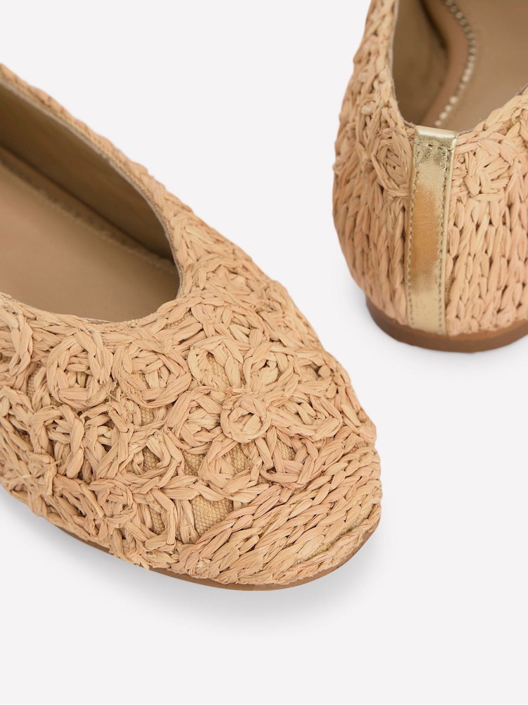 Boden Natural High Cut Ballet Flats - Image 6 of 6 Boden Natural High Cut Ballet Flats - Image 6 of 6