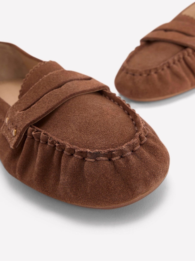 Boden Brown Classic Penny Loafers - Image 5 of 5