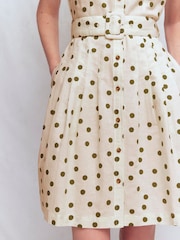 Boden Arabella Short Linen Dress - Imagen 4 de 6