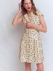 Boden Arabella Short Linen Dress - Imagen 5 de 6