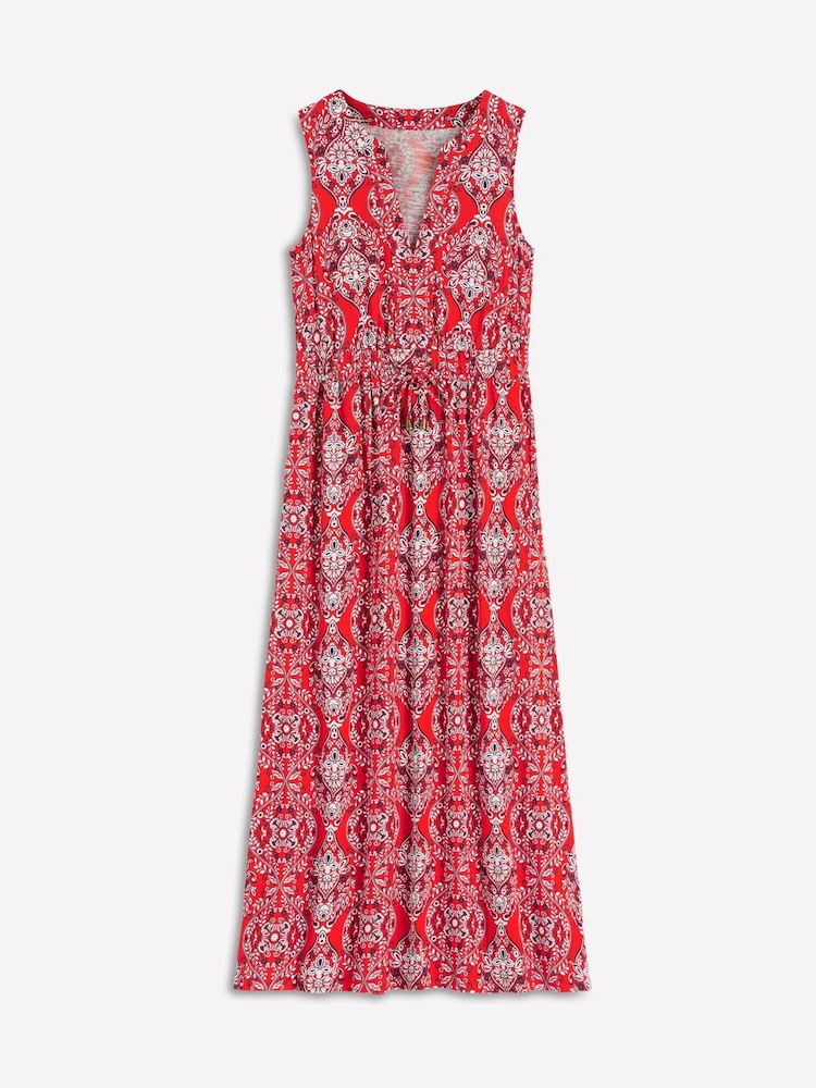 Boden Red Delphine Midi Jersey Dress - Image 7 of 7 Boden Red Delphine Midi Jersey Dress - Image 7 of 7