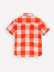 Boden Orange Cotton Gingham Shirt - Image 2 of 3