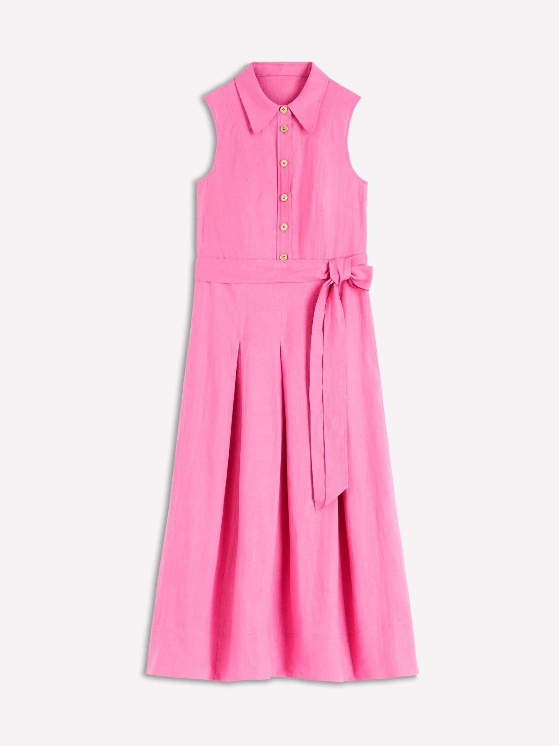 Buy Boden Pink Belinda Linen Shirt Dress from Next USA