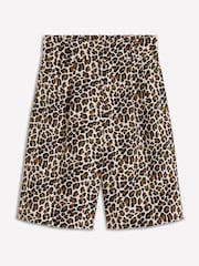 Animal Print - Boden Kensington Linen Shorts - Larawan 7 ng 7