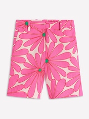 Boden Pink Belgravia Linen Shorts - Image 5 of 5