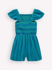 Boden Green Double Cloth Playsuit - Image 4 of 5