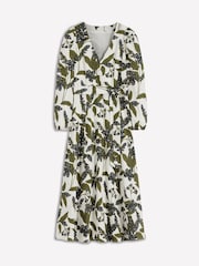 Boden Green Florence Linen Blend Dress - Image 6 of 6