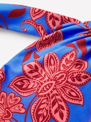 Boden Blue Kythira Ruched Bikini Top - Image 2 of 2