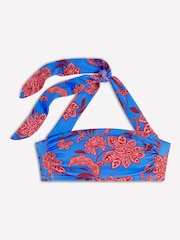 Boden Blue Kythira Ruched Bikini Top - Image 5 of 5