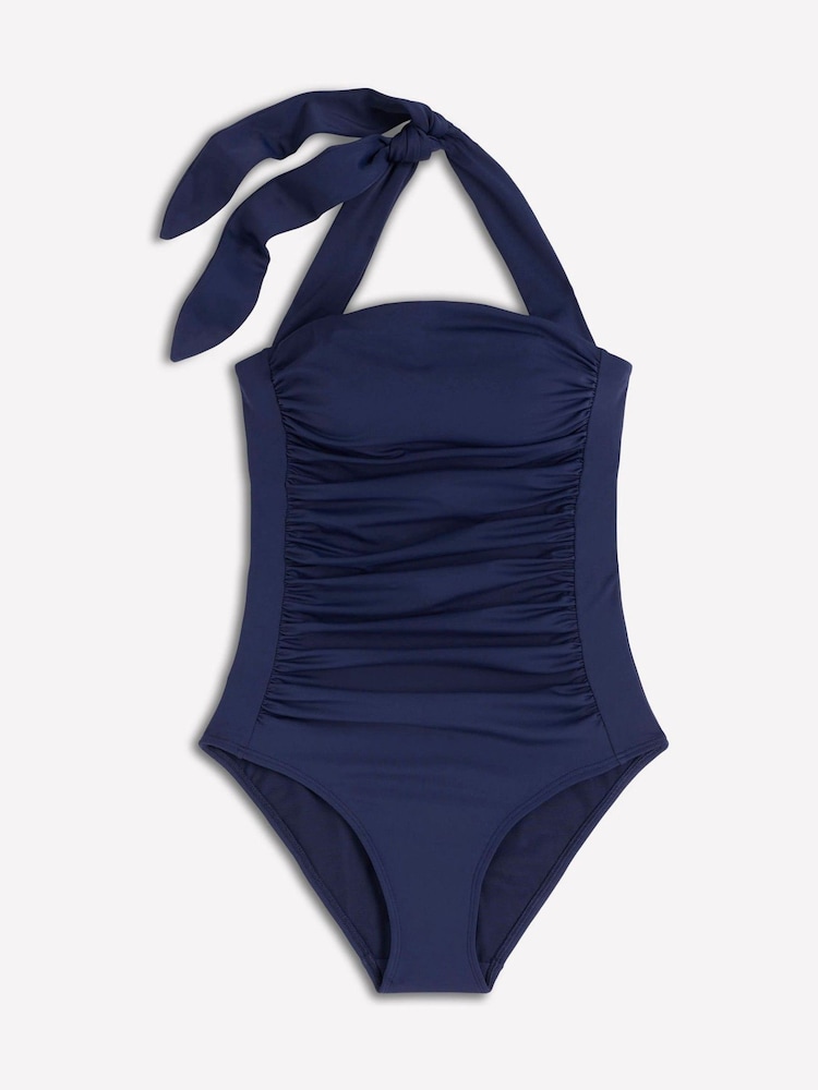 Boden Blue Kythira Ruched Swimsuit - Image 1 of 2