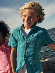 Boden Green Double Cloth Shirt - Image 1 of 4