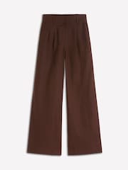 Boden Brown Kensington Linen Trousers - Image 6 of 6