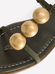Boden Green Disc Flat Sandals - Image 5 of 5