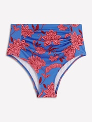 Boden Blue Kythira Ruched Bikini Bottom - Image 1 of 2