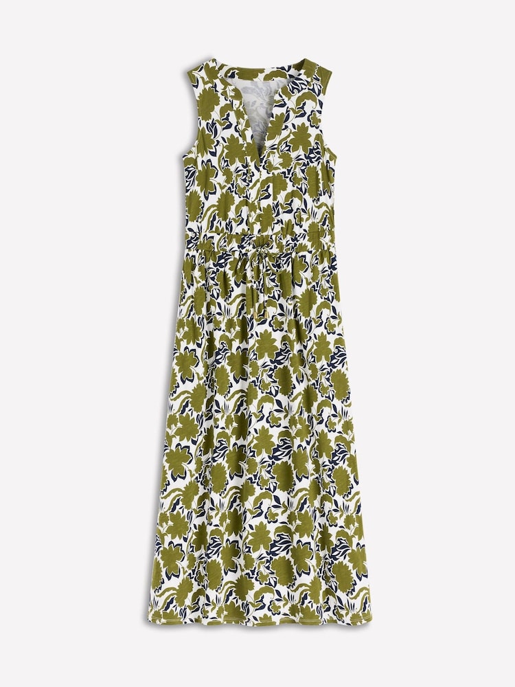 Boden Olive Delphine Midi Jersey Dress - Image 2 of 2