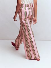 Boden Pink Kensington Linen Trousers - Image 3 of 7
