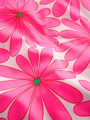 Roz - Costum de baie cu imprimeu și spate încrucișat Boden - Imaginea 3 din 3